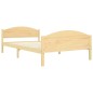 vidaXL Estructura de cama de madera maciza de pino 120x200 cm vidaXL Estructura de cama de madera maciza de pino 120x200 cm
