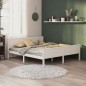 vidaXL Estructura de cama madera maciza de pino 200x200 cm vidaXL Estructura de cama madera maciza de pino 200x200 cm