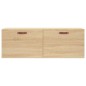 vidaXL Armario de pared madera ingeniería roble Sonoma 100x36,5x35 cm