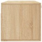 vidaXL Armario de pared madera ingeniería roble Sonoma 100x36,5x35 cm