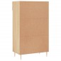 vidaXL Zapatero madera de ingeniería roble Sonoma 60x35x105 cm vidaXL Zapatero madera de ingeniería roble Sonoma 60x35x105 cm