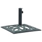 vidaXL Base de sombrilla de hierro fundido verde 12 kg 49 cm vidaXL Base de sombrilla de hierro fundido verde 12 kg 49 cm