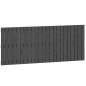 vidaXL Cabecero de cama de pared madera maciza pino gris 147x3x60 cm vidaXL Cabecero de cama de pared madera maciza pino gris 147x3x60 cm
