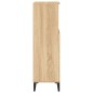 vidaXL Armario de baño madera contrachapada roble Sonoma 30x30x100 cm