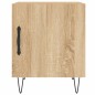 vidaXL Mesitas noche 2 uds madera ingeniería roble Sonoma 40x40x50 cm vidaXL Mesitas noche 2 uds madera ingeniería roble Sonoma 40x40x50 cm