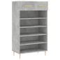 vidaXL Zapatero madera de ingeniería gris hormigón 60x35x105 cm vidaXL Zapatero madera de ingeniería gris hormigón 60x35x105 cm