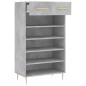 vidaXL Zapatero madera de ingeniería gris hormigón 60x35x105 cm vidaXL Zapatero madera de ingeniería gris hormigón 60x35x105 cm