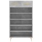 vidaXL Zapatero madera de ingeniería gris hormigón 60x35x105 cm vidaXL Zapatero madera de ingeniería gris hormigón 60x35x105 cm