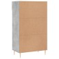 vidaXL Zapatero madera de ingeniería gris hormigón 60x35x105 cm vidaXL Zapatero madera de ingeniería gris hormigón 60x35x105 cm