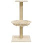 vidaXL Rascador para gatos con poste de sisal crema 74 cm vidaXL Rascador para gatos con poste de sisal crema 74 cm