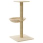 vidaXL Rascador para gatos con poste de sisal crema 74 cm vidaXL Rascador para gatos con poste de sisal crema 74 cm