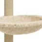 vidaXL Rascador para gatos con poste de sisal crema 74 cm vidaXL Rascador para gatos con poste de sisal crema 74 cm