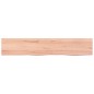 vidaXL Estante de pared madera roble tratada marrón claro 100x20x6 cm vidaXL Estante de pared madera roble tratada marrón claro 100x20x6 cm