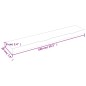 vidaXL Estante de pared madera roble tratada marrón claro 100x20x6 cm vidaXL Estante de pared madera roble tratada marrón claro 100x20x6 cm