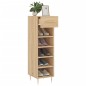 vidaXL Zapatero madera de ingeniería roble Sonoma 30x35x105 cm vidaXL Zapatero madera de ingeniería roble Sonoma 30x35x105 cm
