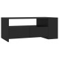 vidaXL Mesa de centro madera de ingeniería negra 102x55x42 cm vidaXL Mesa de centro madera de ingeniería negra 102x55x42 cm