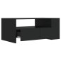 vidaXL Mesa de centro madera de ingeniería negra 102x55x42 cm vidaXL Mesa de centro madera de ingeniería negra 102x55x42 cm