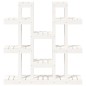 vidaXL Soporte para plantas madera maciza pino blanco 104,5x25x109,5cm vidaXL Soporte para plantas madera maciza pino blanco 104,5x25x109,5cm