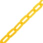 vidaXL Cadena de advertencia plástico amarillo 30 m Ø8 mm vidaXL Cadena de advertencia plástico amarillo 30 m Ø8 mm