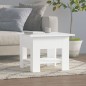 vidaXL Mesa de centro madera contrachapada blanco 55x55x42 cm vidaXL Mesa de centro madera contrachapada blanco 55x55x42 cm