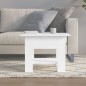 vidaXL Mesa de centro madera contrachapada blanco 55x55x42 cm vidaXL Mesa de centro madera contrachapada blanco 55x55x42 cm