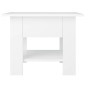vidaXL Mesa de centro madera contrachapada blanco 55x55x42 cm vidaXL Mesa de centro madera contrachapada blanco 55x55x42 cm