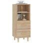 vidaXL Aparador madera contrachapada color roble Sonoma 34,5x34x90 cm vidaXL Aparador madera contrachapada color roble Sonoma 34,5x34x90 cm