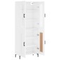 vidaXL Aparador alto madera contrachapada blanco brillo 69,5x34x180 cm vidaXL Aparador alto madera contrachapada blanco brillo 69,5x34x180 cm