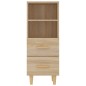 vidaXL Aparador madera contrachapada color roble Sonoma 34,5x34x90 cm vidaXL Aparador madera contrachapada color roble Sonoma 34,5x34x90 cm