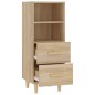 vidaXL Aparador madera contrachapada color roble Sonoma 34,5x34x90 cm vidaXL Aparador madera contrachapada color roble Sonoma 34,5x34x90 cm