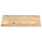 vidaXL Superficie de mesa madera maciza de mango 15-16 mm 80x60 cm