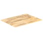 vidaXL Superficie de mesa madera maciza de mango 15-16 mm 80x60 cm