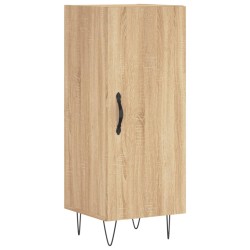 vidaXL Aparador madera contrachapada color roble Sonoma 34,5x34x90 cm