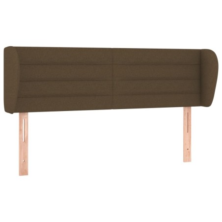 vidaXL Cabecero de tela gris oscuro 147x23x78/88 cm