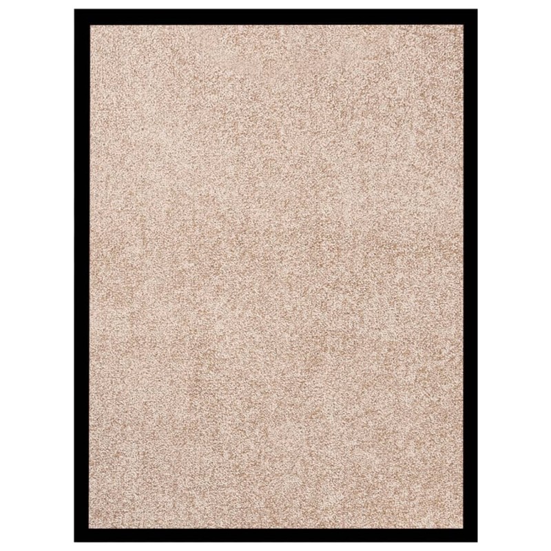 vidaXL Felpudo beige 60x80 cm vidaXL Felpudo beige 60x80 cm