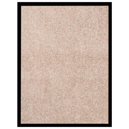 vidaXL Felpudo beige 60x80 cm
