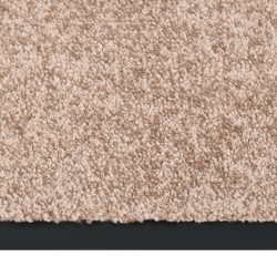 vidaXL Felpudo beige 60x80 cm
