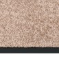 vidaXL Felpudo beige 60x80 cm vidaXL Felpudo beige 60x80 cm
