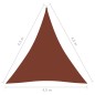 vidaXL Toldo de vela triangular tela Oxford terracota 4,5x4,5x4,5 m vidaXL Toldo de vela triangular tela Oxford terracota 4,5x4,5x4,5 m