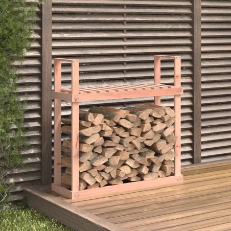 vidaXL Leñero de madera maciza de Douglas 110x35x108,5 cm