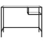 vidaXL Escritorio para ordenador transparente vidrio 100x36x74 cm vidaXL Escritorio para ordenador transparente vidrio 100x36x74 cm