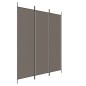 vidaXL Biombo divisor de 3 paneles de tela gris antracita 150x220 cm vidaXL Biombo divisor de 3 paneles de tela gris antracita 150x220 cm