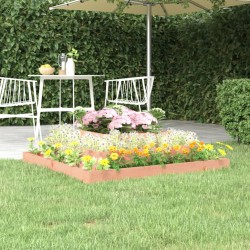 vidaXL Jardinera de madera maciza de douglas 110x110x27 cm