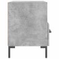 vidaXL Mesita de noche madera ingeniería gris hormigón 40x35x47,5 cm vidaXL Mesita de noche madera ingeniería gris hormigón 40x35x47,5 cm