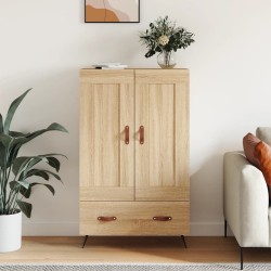 vidaXL Aparador alto madera de ingeniería roble Sonoma 69,5x31x115 cm