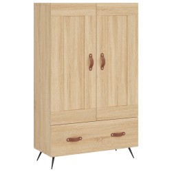 vidaXL Aparador alto madera de ingeniería roble Sonoma 69,5x31x115 cm