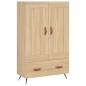 vidaXL Aparador alto madera de ingeniería roble Sonoma 69,5x31x115 cm vidaXL Aparador alto madera de ingeniería roble Sonoma 69,5x31x115 cm