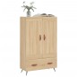 vidaXL Aparador alto madera de ingeniería roble Sonoma 69,5x31x115 cm vidaXL Aparador alto madera de ingeniería roble Sonoma 69,5x31x115 cm