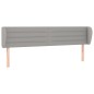 vidaXL Cabecero de tela gris claro 183x23x78/88 cm vidaXL Cabecero de tela gris claro 183x23x78/88 cm