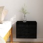 vidaXL Armario de pared de madera maciza de pino negro 45x30x35 cm vidaXL Armario de pared de madera maciza de pino negro 45x30x35 cm